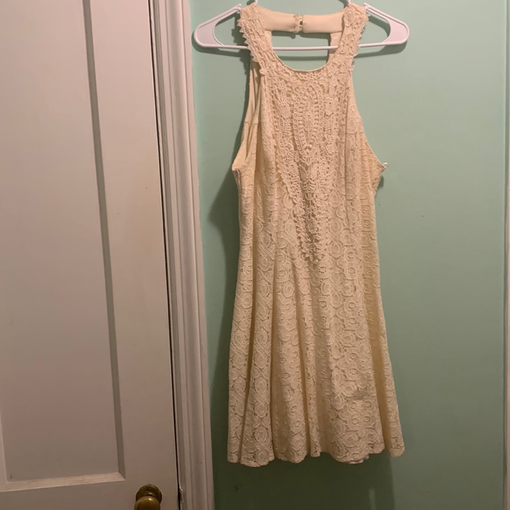 Cream s color size 11 dress